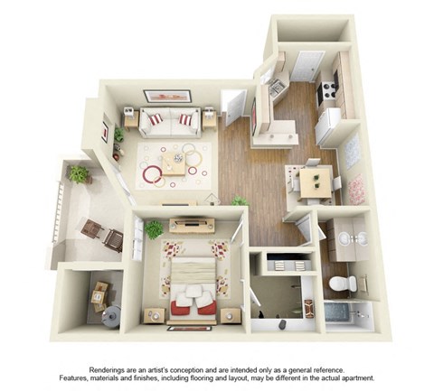 B1 Floor Plan at Ventana, Scottsdale, AZ, 85260